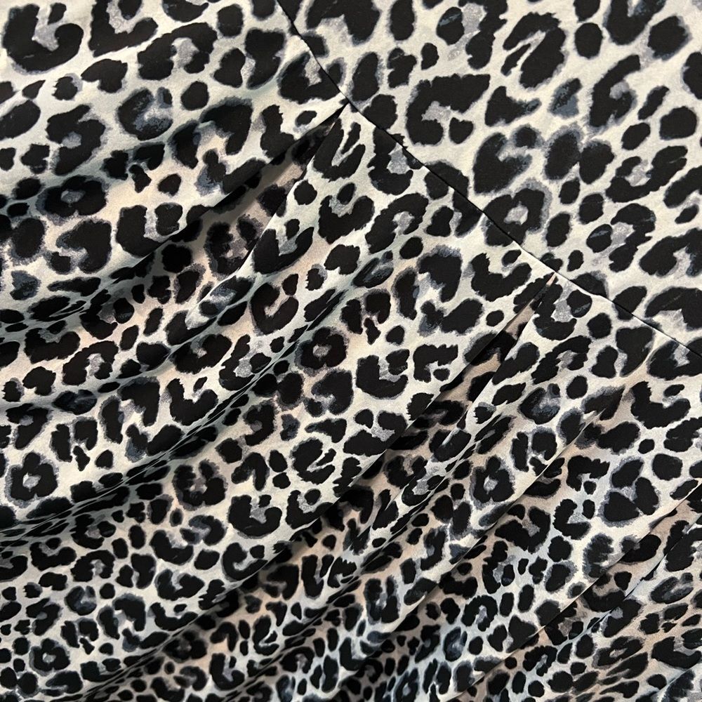 Meri Skye Leopard Print Sleeveless Dress – A-Line, Scoop Neck, Plus Size - Picture 3 of 6